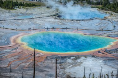 Grand Prizmatik yellowstone Milli Parkı