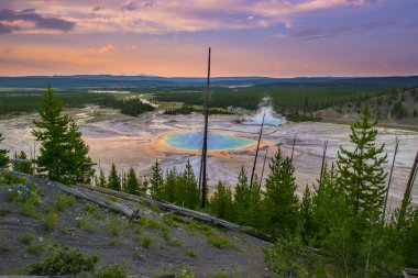 Grand Prizmatik yellowstone Milli Parkı
