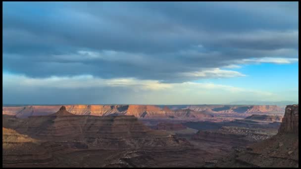 Canyon at Sunset — Stock Video