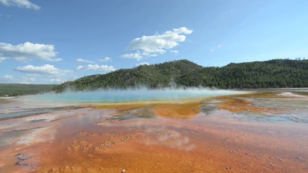 Grand prismatic Yellowstonský národní park — Stock video