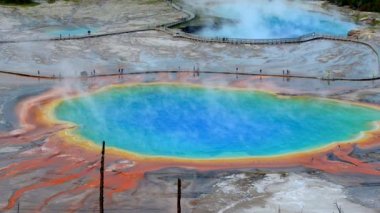 Grand Prizmatik yellowstone Milli Parkı