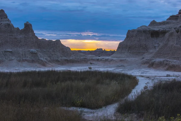Восход солнца в Пустошах — стоковое фото