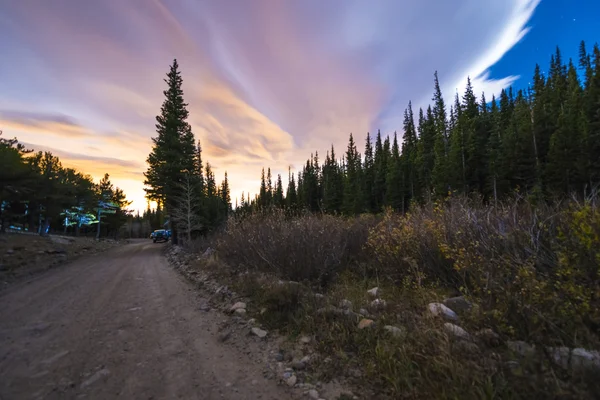 Road 116 from Raghtinbow Lakes at Ni — Stock Photo, Image