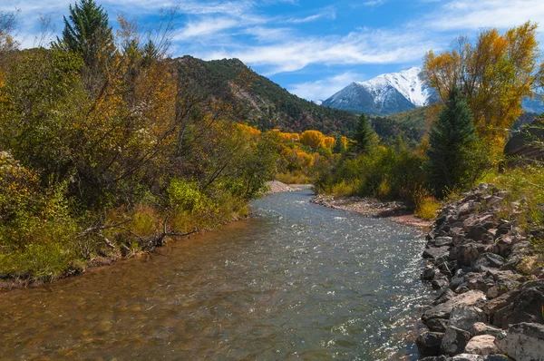 Crystal River Colorado Colores de otoño —  Fotos de Stock