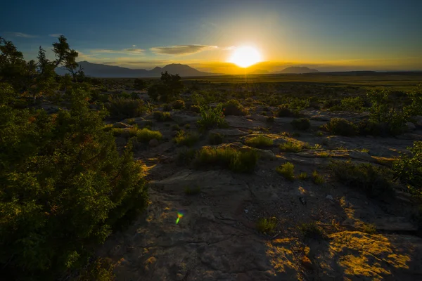 Gyönyörű a Sunrise Capitol zátony Nemzeti Park — Stock Fotó