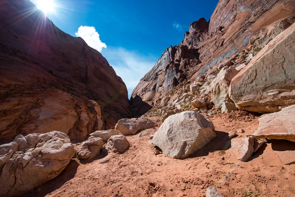 Agujero en la roca Glen Canyon Utah — Foto de Stock