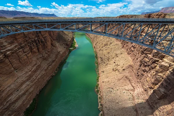 Navajo Steel Arch Highway Bridge — Stock Photo, Image