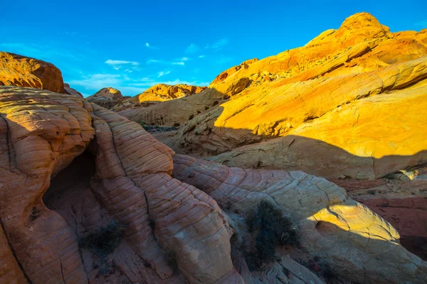 Rainbow Vista Valley van brand Nevada — Stockfoto