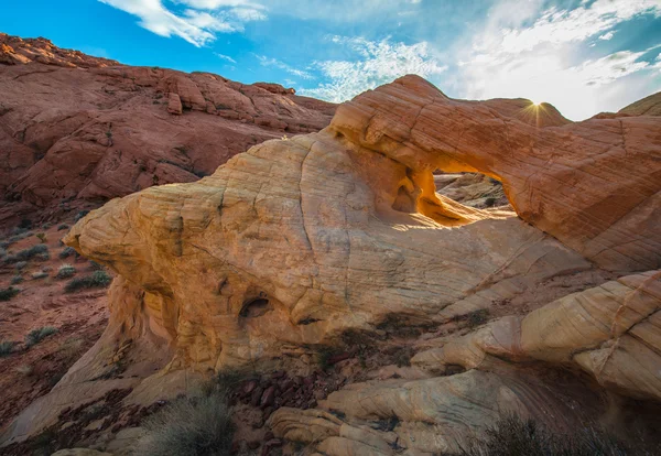 Rainbow Valley Vista požáru Nevada — Stock fotografie