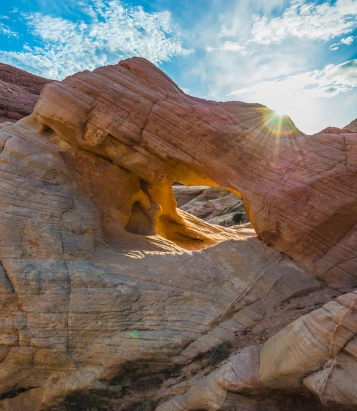 Gökkuşağı Vista Vadisi ateş Nevada — Stok fotoğraf