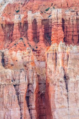 Bryce Canyon Hoodoos yakın çekim arka plan deseni