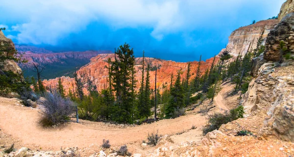 Peek-a-boo loop trail Bryce Canyon — Stock Photo, Image