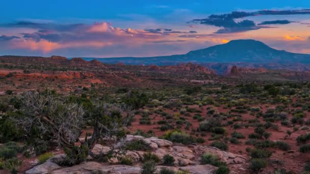 Utah Navajo Mountain 4k timelapse — Wideo stockowe