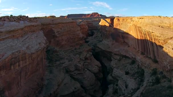 Glen Canyon na zachód anteny — Wideo stockowe