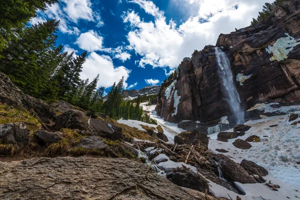 Velo nupcial cae Telluride Colorado — Foto de Stock