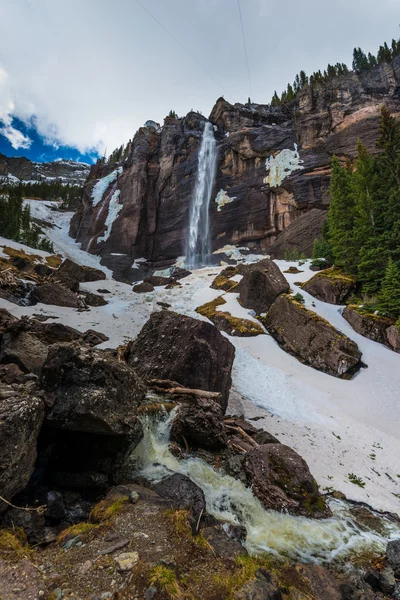 Bridal Veil Falls Telluride Colorado — Stock Photo, Image