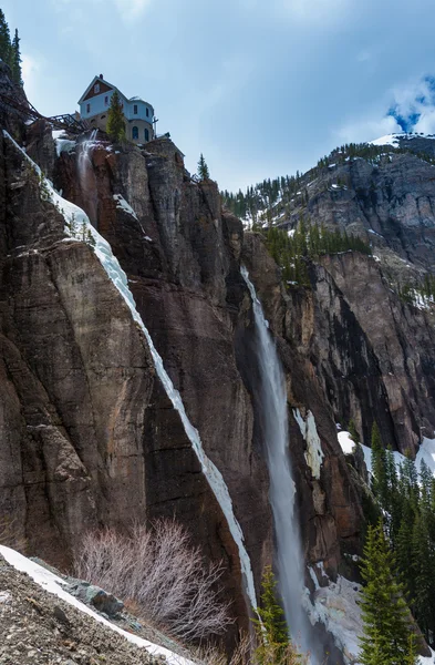 Bridal Veil Falls Telluride Colorado — Fotografia de Stock