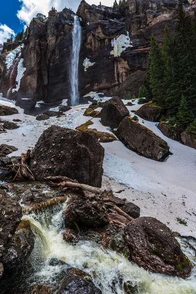 Gelin Veil Falls Telluride Colorado — Stok fotoğraf