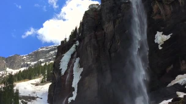 Νυφικό πέπλο falls — Αρχείο Βίντεο