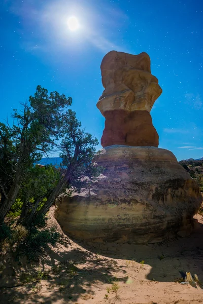 Escalante Devils Garden v noci — Stock fotografie