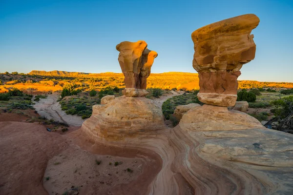 Hoodoos Devils Garden Escalante al amanecer —  Fotos de Stock