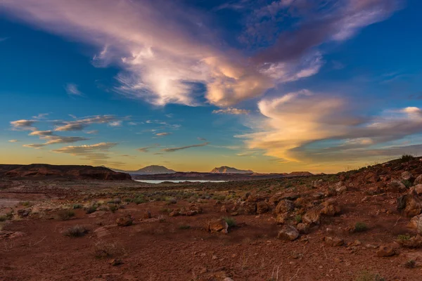 Parc national Glen Canyon, Utah, États-Unis Vue des monts Henry — Photo