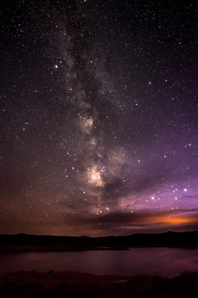 Vía Láctea Lake Powell Utah — Foto de Stock