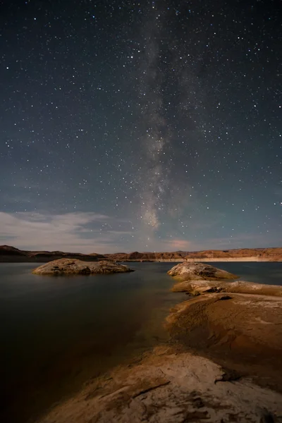Samanyolu Lake Powell Utah — Stok fotoğraf