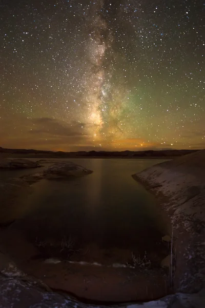 Utah Lake Powell Mléčné dráhy — Stock fotografie