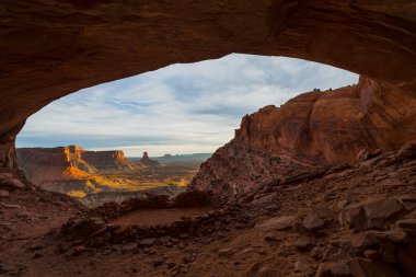 Yanlış Kiva Canyonlands Milli Parkı 