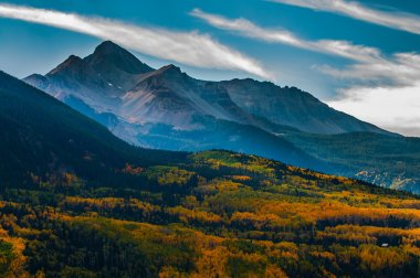 Wilson Peak in the fall, Uncompahgre National Forest, Colorado,  clipart