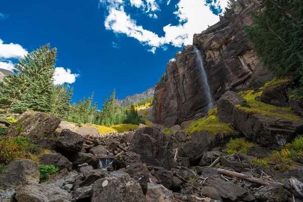 Bridal Veil Falls Telluride Colorado EUA — Fotografia de Stock