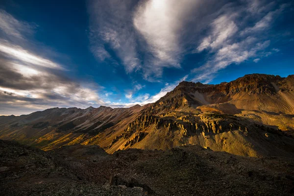 Lookout Peak sett från Ophir Pass Colorado — Stockfoto