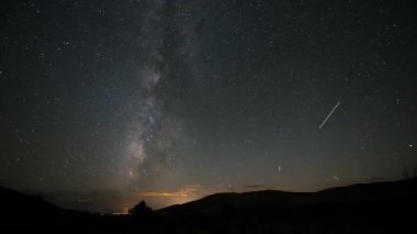 Samanyolu Timelapse hızlandırılmış 4k