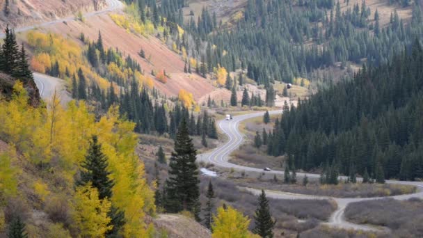 Estrada de um milhão de dólares Colorado — Vídeo de Stock