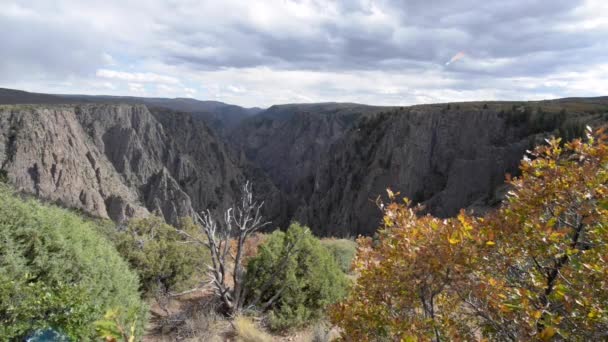 Canyon noir du parc national Gunnison — Video