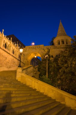 gece balıkçının bastion Budapeşte Macaristan