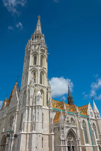 Matyášův kostel na Budínský hrad v Budapešti, Maďarsko — Stock fotografie