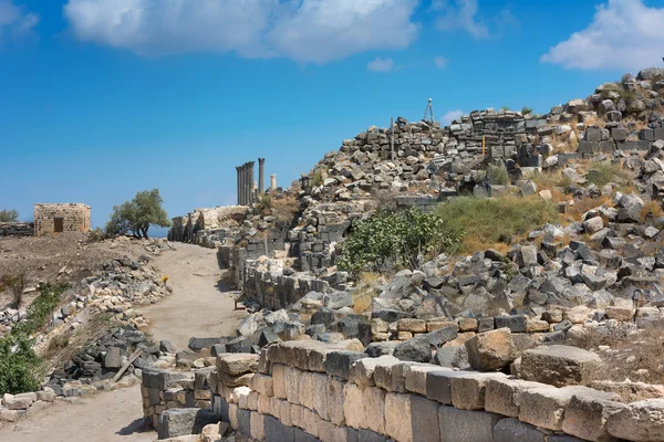 Jordanie la ruine romaine d'Umm Qais — Photo