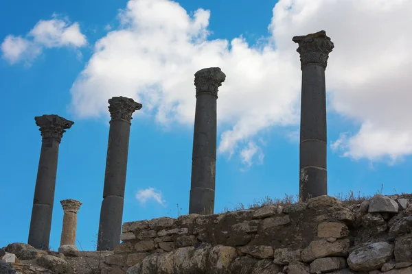 Jordan die umm qais römische ruine — Stockfoto