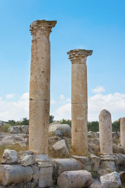 Antica rovina a Umm Qais in Giordania — Foto Stock