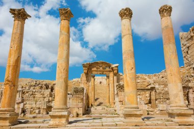Antik kalıntılar: Jerash, Jordan