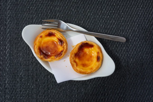 Pastelería tarta de huevo portugués — Foto de Stock