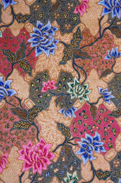 Il bello dell'arte modello Batik malese e indonesiano — Foto Stock