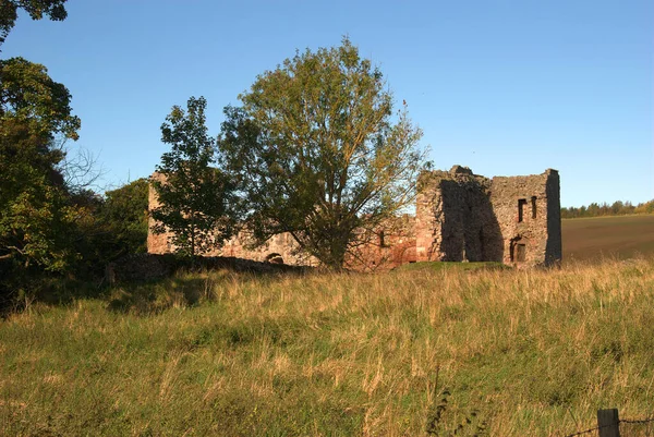 Ruiny Zamku Hailes Pobliżu East Linton Szkocja — Zdjęcie stockowe