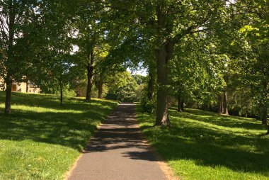 Yazın Melrose Cemaati Kilisesi 'nin yaya yolu