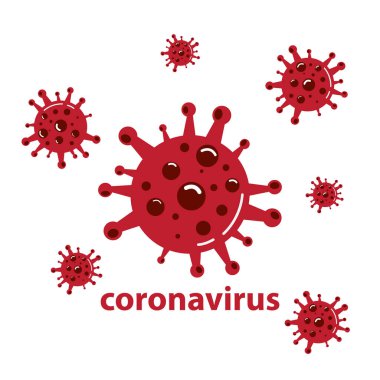 Coronavirus covid-19 pandemik vektör illüstrasyonu, bu illüstrasyon haber, ağ, telefon vb.