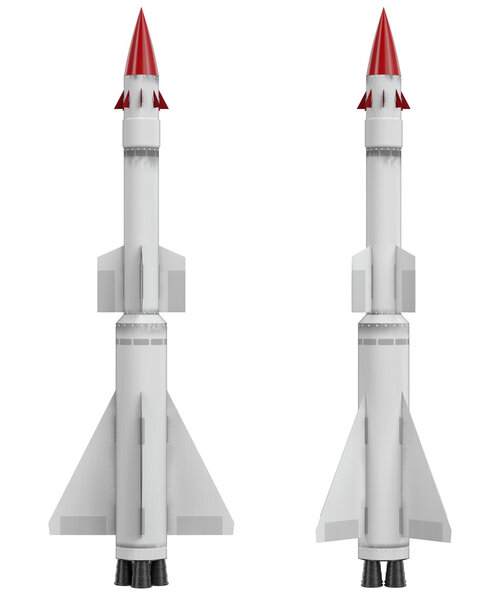 3d sam missiles set