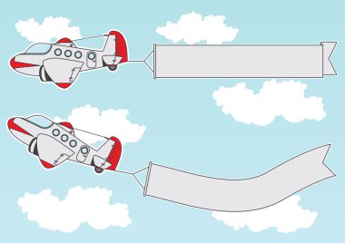 Jet işareti karikatür