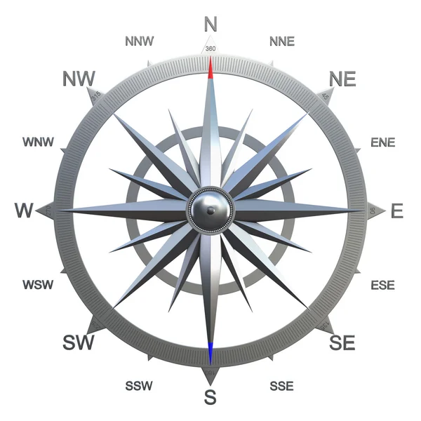 Роза ветров — стоковое фото